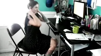 kelly payne Dark-haired passion