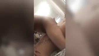 daddy slave busty beauty takes off her underwear