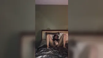 daddy slave sweet chick masturbates with sex toys