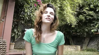 emma evins gorgeous bitch bares her breasts