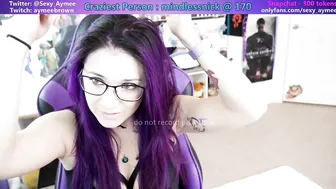 sexy_aymee hot slut jumping on sex toy