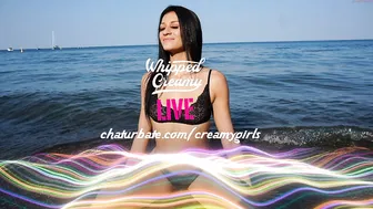 whippedcreamy undressed in front of the camera