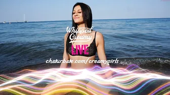 whippedcreamy undressed in front of the camera