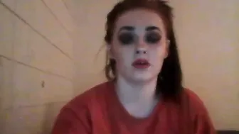 tworedheadsxo crazy whore dabbles with sex machine