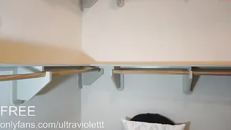 uv_ modest babe tickles clit