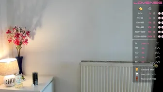 jennylove52 painted slut caresses small tits
