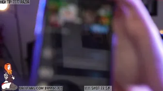 emmachoice naughty bitch caresses big tits