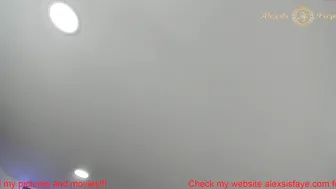 alexsisfaye flirtatious passion masturbates both holes