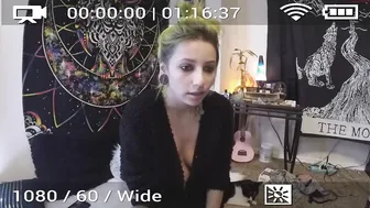 mollyrayanne gorgeous blonde caresses boobs