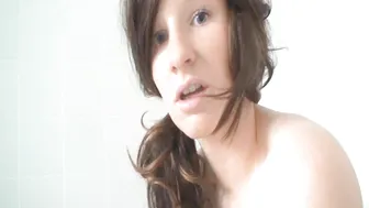 devote-schlampe beautiful female strips and jerks off