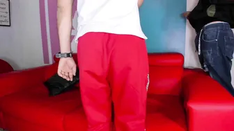 after_shool_room thick slut caresses  tits