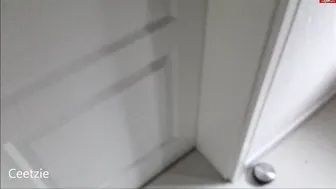 Perverse cute female fucking herself with phallus