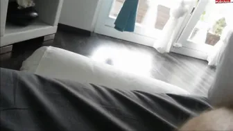 Merry4Fun gorgeous babe fucks her shaved pussy