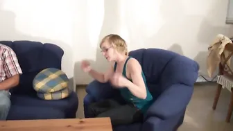 dirty-steffi blonde slut caresses sex lips