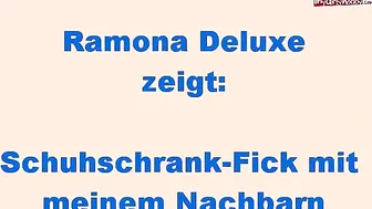 Ramona-Deluxe gets an orgasm from jerking