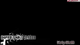 dirty-steffi charming whore sticks dildo in the vagina