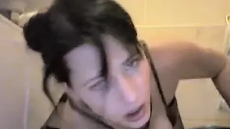 Fistingqueen ardent beauty fondles intimate places