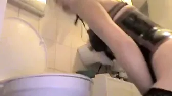 Fistingqueen ardent beauty fondles intimate places