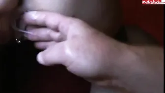 MelanieMoon cute lady spins happily in front of the webcam and shines with all the charms