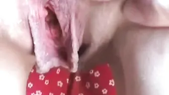 Dirty-Tina seductive babe fucks both holes