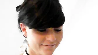 Bibixxx luxurious slut masturbates shaved pussy