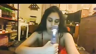 purrfectsmash juicy babe fucks her shaved pussy