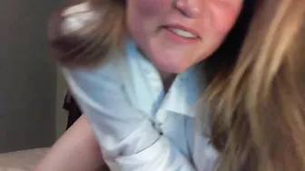 alicejohanson pounding her pussy with a big dildo
