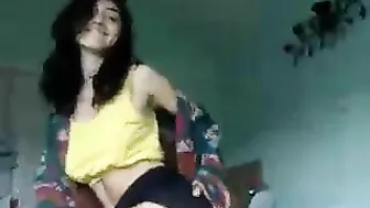 juliejoint red-haired bitch excites beautiful legs