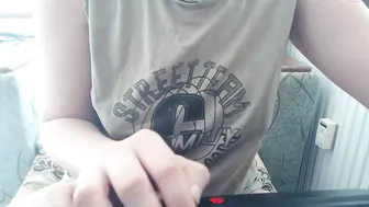 evilcookie007 bitch drummed with glass dick