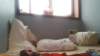 lilrosiedoll black-haired slut takes a shower