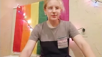 river shy babe shows shaved cunt