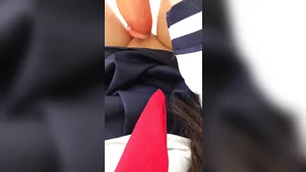 mylittlechar attractive chick diligently licks dildo