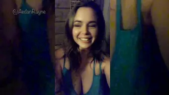 aedanrayne busty young lady caresses nipples