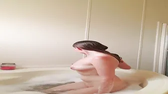 rebel rhyder slut in stockings erotically takes off her panties