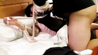 tia tizzianni busty young lady removes her panties