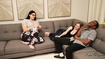 rebel rhyder crazy doll caresses pussy and tits