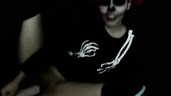 nhaerys luxurious blonde straddled sex toy