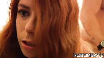 robomeats sexy mare caresses hairy cunt