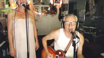 win2win openwork wench in stockings coyly changes poses and strokes shaved pussy