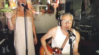 win2win openwork wench in stockings coyly changes poses and strokes shaved pussy