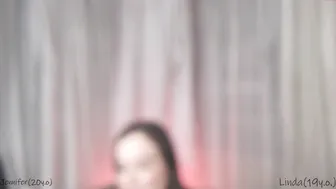 huntertia tizziannina crowne cute slut caresses the vagina with fingers