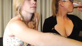 nikkiquin at work shows panties