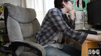 bettie bondage charming girl having fun with sex toy