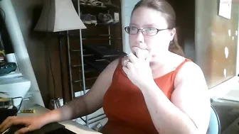 shygirl1976  young trash masturbates shaved pussy