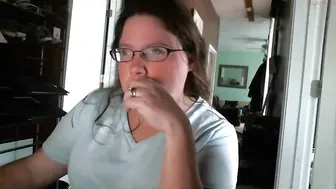 shygirl1976  thick slut caresses  tits