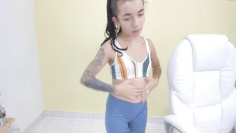 molly_santana  elegant  cam girl  engaged in lustful caresses