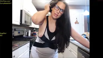 curvymodelmilf  seductive chick fucks sex toy