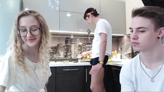 green_cryst  pretty female having fun with phallus