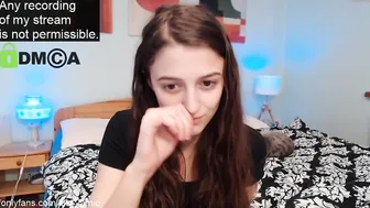 _my_  charming babe caresses tits