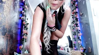 xalexax  gorgeous passion fucks both holes at once